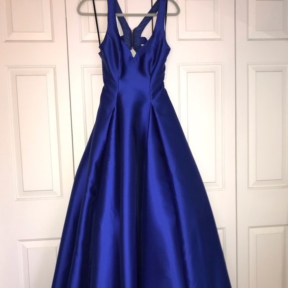 Royal Blue Prom Dress - Picture 1 of 7